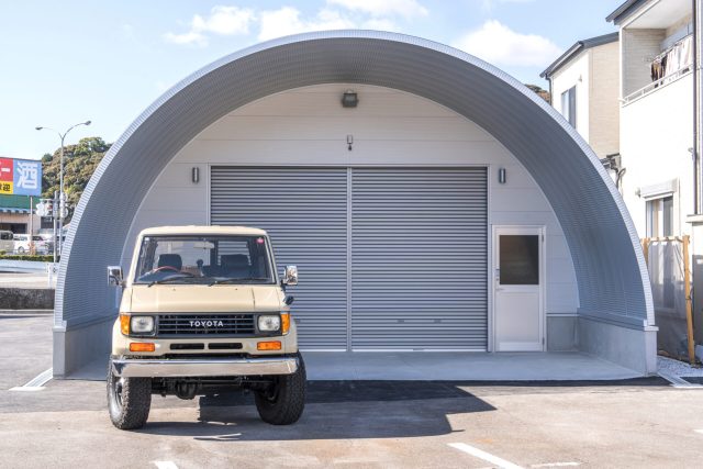 坪単価44万円のスチールアーチ倉庫｜大型庇付き・約125㎡の大空間 イメージ2
