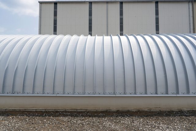 三重県松阪市のスチールアーチ事務所兼倉庫｜機能性を追求 イメージ5